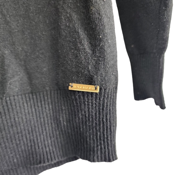 VALENTINO Womens Small Pullover Crewneck Sweater Ribbed Trim New Nwt Flawed - Picture 2 of 8